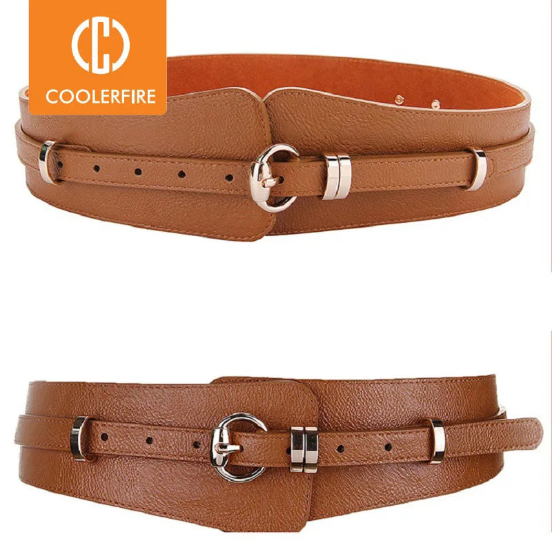 Women Fashion Belts Geuine Leather Dress Waistband High Quality Belts for Women Vintage Strap LD059