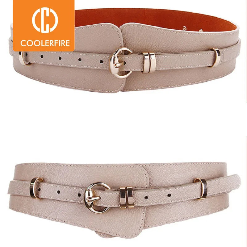 Women Fashion Belts Geuine Leather Dress Waistband High Quality Belts for Women Vintage Strap LD059